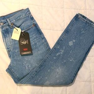 NWT Levi's 501 Original cropped jeans